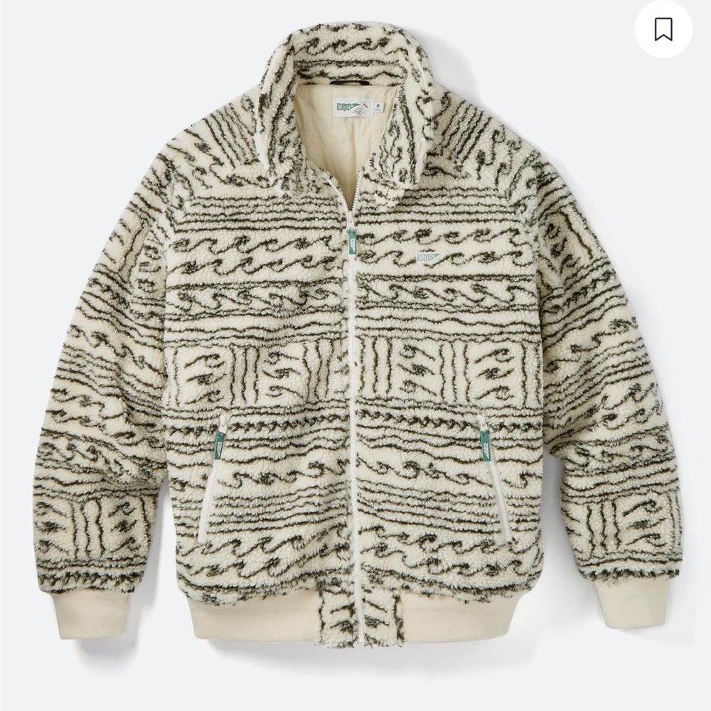 Wellen dawn patrol quilted fleece jacket, playa color